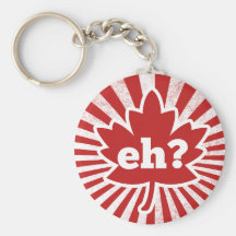 Eh for Canada Day Keychains