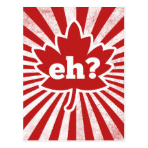 Eh for Canada Day Postcards