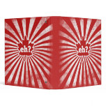 Eh for Canada on Canada Day binders