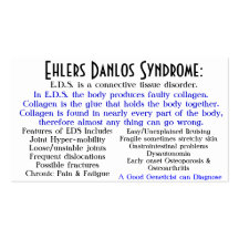 ehlers danlos syndrome awareness card business card template