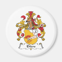 Ehlers Family Crest Refrigerator Magnets