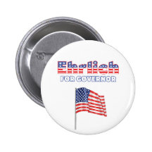 Ehrlich for Governor Patriotic American Flag Pin