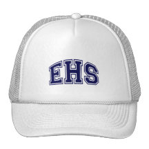 EHS - HIGH SCHOOL LETTERS BLUE TRUCKER HATS