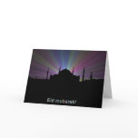 Eid greeting card - Mosque outline
