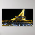 Eifel Tower at Night Poster
