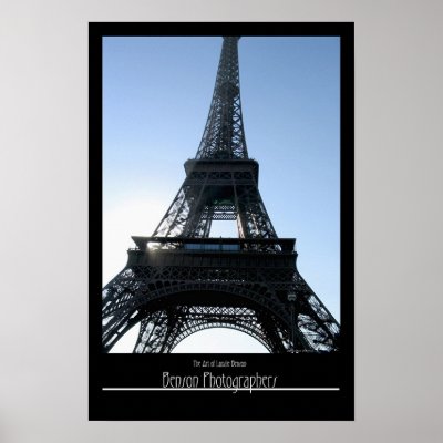 Eifel Tower-Paris, France Posters by londie
