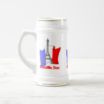 Eiffel Tower and French Flag Bastille Day Tees Mug