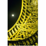 Eiffel tower and moon, Paris, France photo sculptures