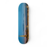 Eiffel Tower and Pont Alexandre III at Night Custom Skateboard