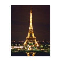 Eiffel Tower at Night - Colour