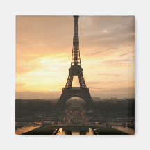 Eiffel Tower at Sunrise from the Trocadero Magnets