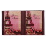 Eiffel Tower at Sunset Personalized iPad Case