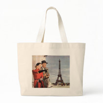 Eiffel Tower Canvas Bag