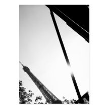 Eiffel tower business card