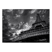 Eiffel tower business card