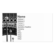eiffel tower business cards