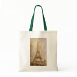 Eiffel Tower by Georges Pierre Seurat Tote Bags