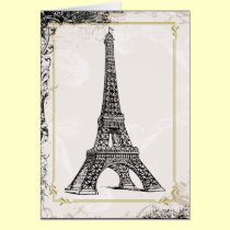 Eiffel Tower French Card cards