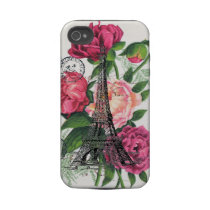 Eiffel Tower French Roses Case