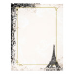 Eiffel Tower French Style Letterhead