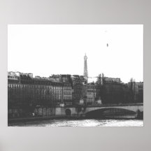 Eiffel Tower Fresco Poster