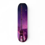 Eiffel Tower in sunshine sky Custom Skate Board