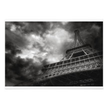 Eiffel tower invitations