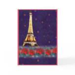 EIFFEL TOWER JOYEUX NOEL GREETING CARDS