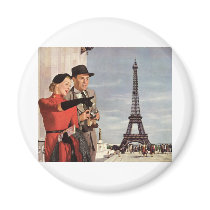 Eiffel Tower Refrigerator Magnet