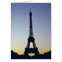 Eiffel Tower Night cards