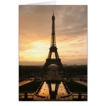 Eiffel Tower Note Card