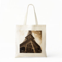 Eiffel tower Paris Canvas Bags