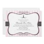 Eiffel Tower Paris Bridal Shower Announcements
