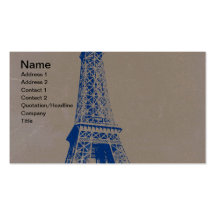 Eiffel Tower Paris Business Card Templates