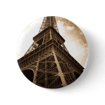 Eiffel tower Paris Pinback Buttons