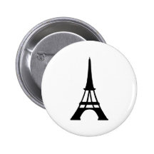 Eiffel Tower - Paris Button