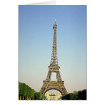 Eiffel Tower, Paris, France Greeting Cards