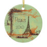 Eiffel Tower Paris Christmas Ornaments
