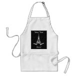 Eiffel Tower Paris Pattern Personalized Apron