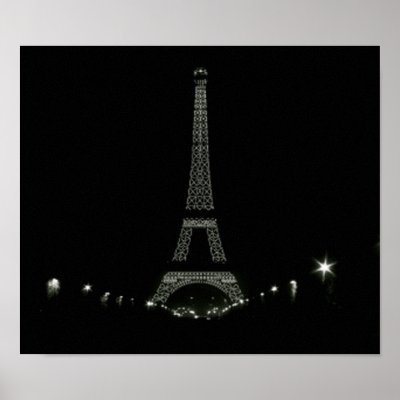 Eiffel Tower Paris Print by VectorGraphics