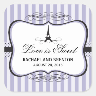 Sticker for wedding gift