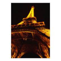 eiffel tower personalized invitation