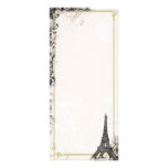 Eiffel Tower Photo Card Custom Rack Card