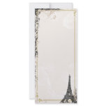 Eiffel Tower Photo Card Custom Rack Card