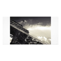 Eiffel tower photo greeting card