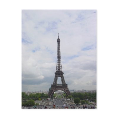 Eiffel Tower Postcards by HodgePodgeInk