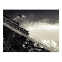 Eiffel tower postcard