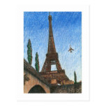 Eiffel Tower Postcard