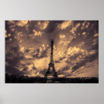Eiffel tower poster