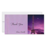 Eiffel Tower Thank  You Photo Card